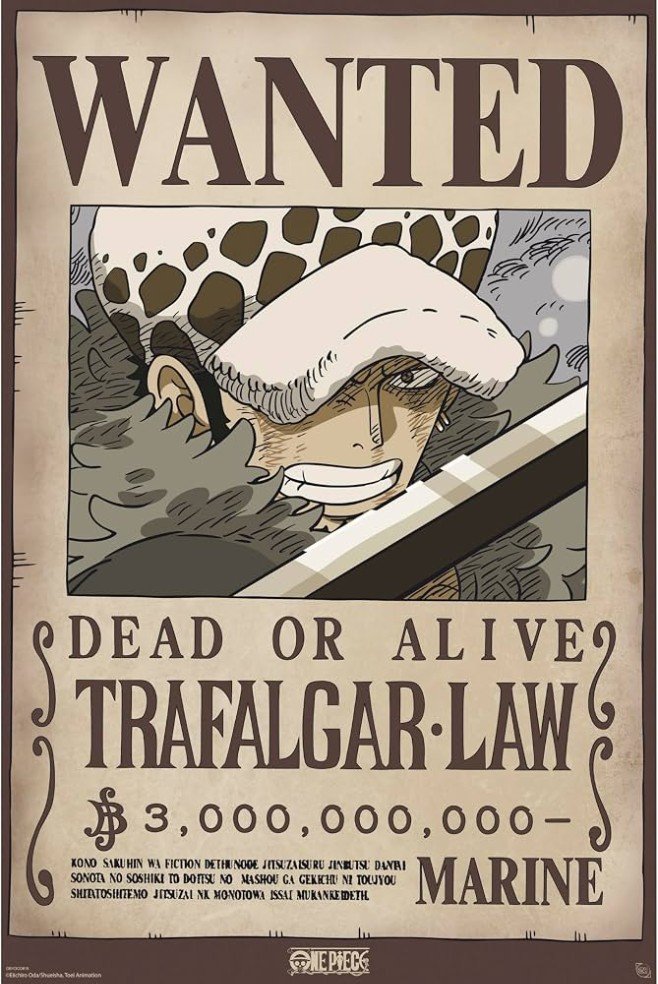 cartas de law one piece