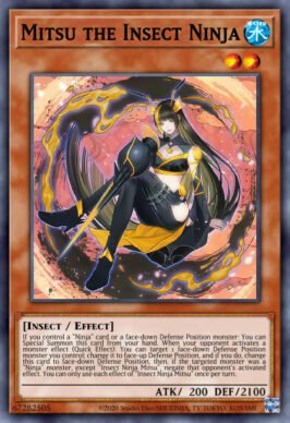 mitsu the insect ninja cartas yugioh