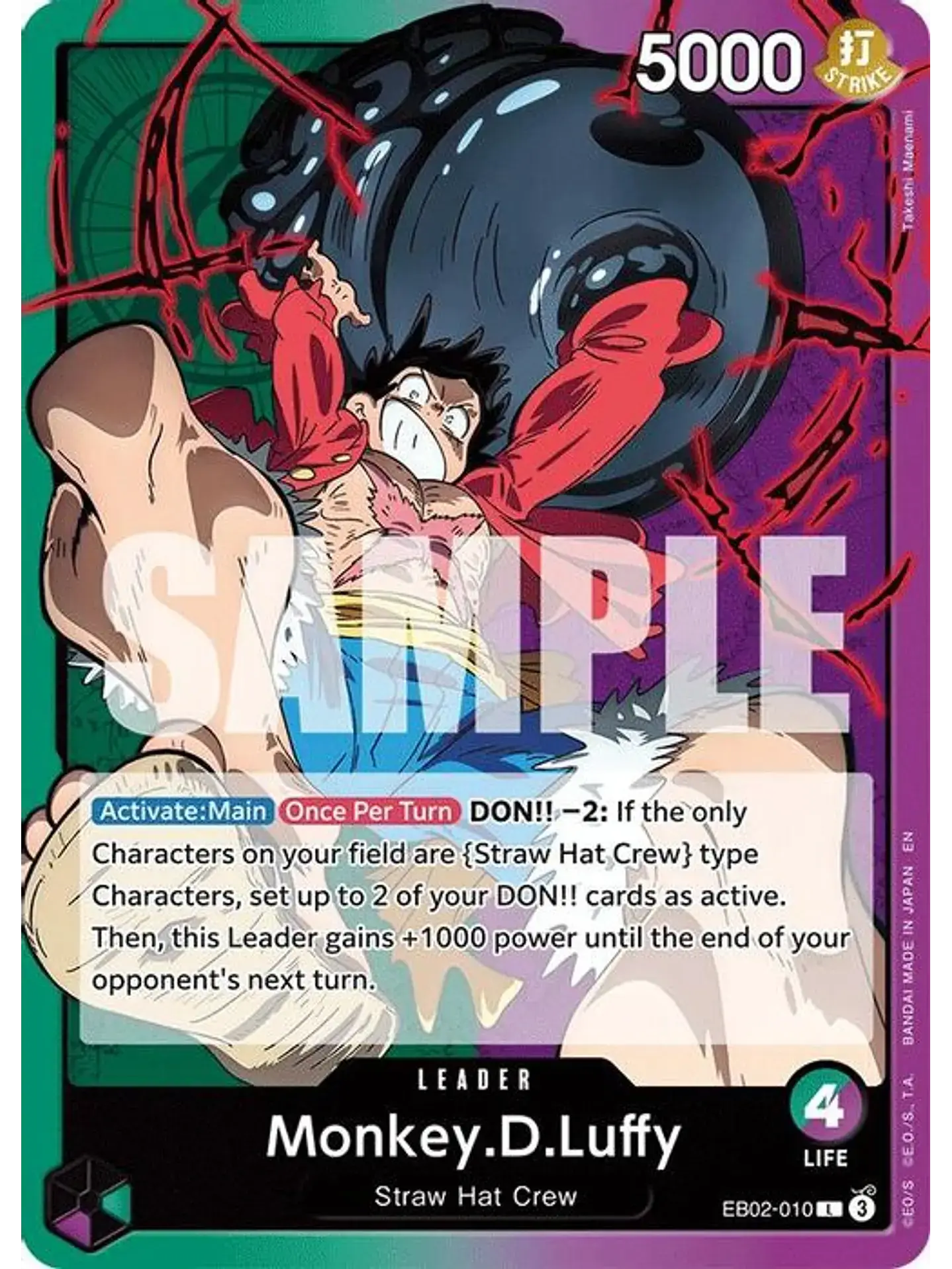 luffy leader eb02 one piece