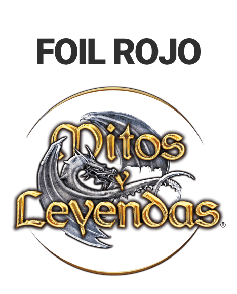 cartas mitos y leyendas foil rojo