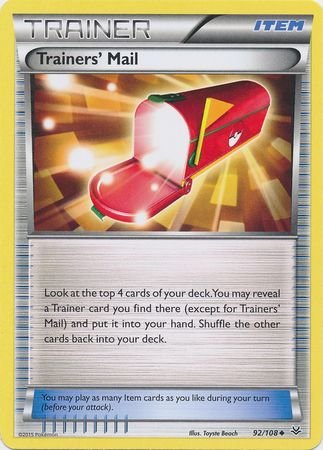 trainer's mail venta de cartas pokemon tcg