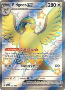 Pidgeot ex (Shiny Ultra Rare)