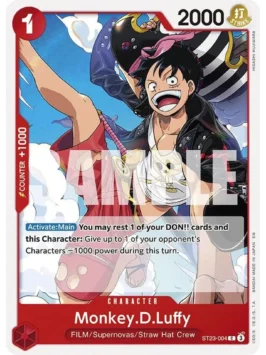 Monkey . D . Luffy