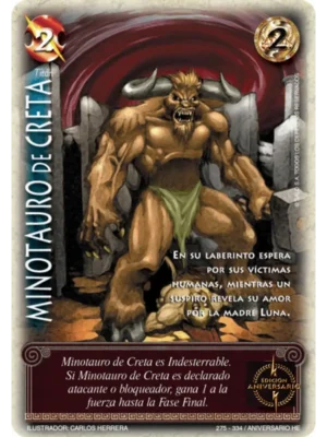 minotauro de creta aniversario