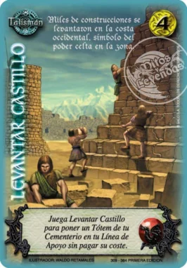 levantar castillo venta de cartas mitos y leyendas
