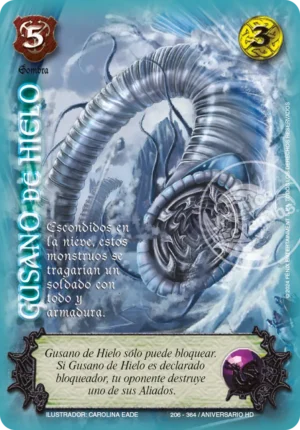 gusano de hielo venta de cartas mitos y leyendas