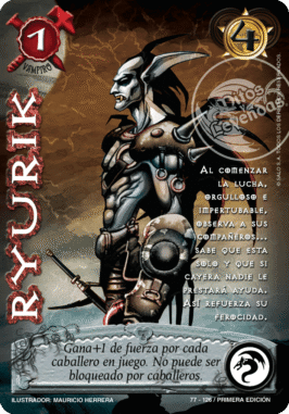 ryurik myl venta de cartas mitos y leyendas primera era