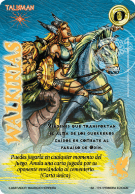 walkirias myl venta de cartas mitos y leyendas primera era