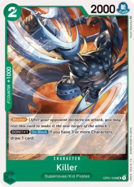 killer op1 venta de cartas one piece