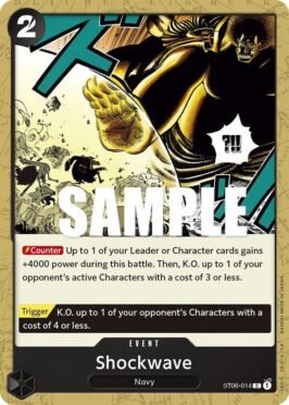 shockwave op venta de cartas one piece