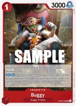 buggy op3 venta de cartas one piece