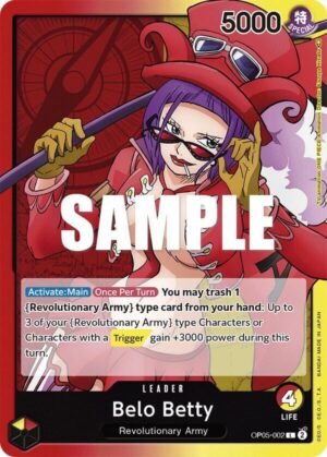 belo betty leader op5 venta de cartas one piece