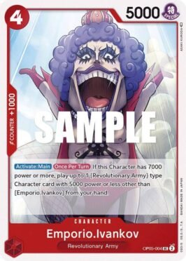 ivankov op5 venta de cartas one piece