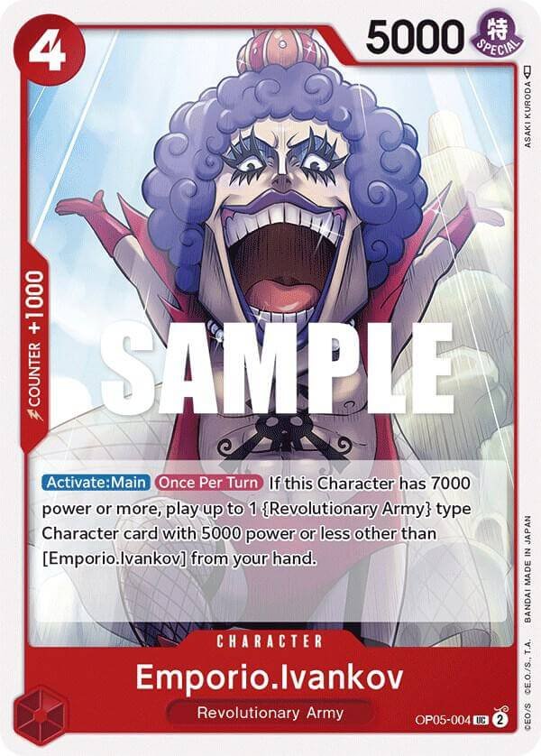 ivankov op5 venta de cartas one piece