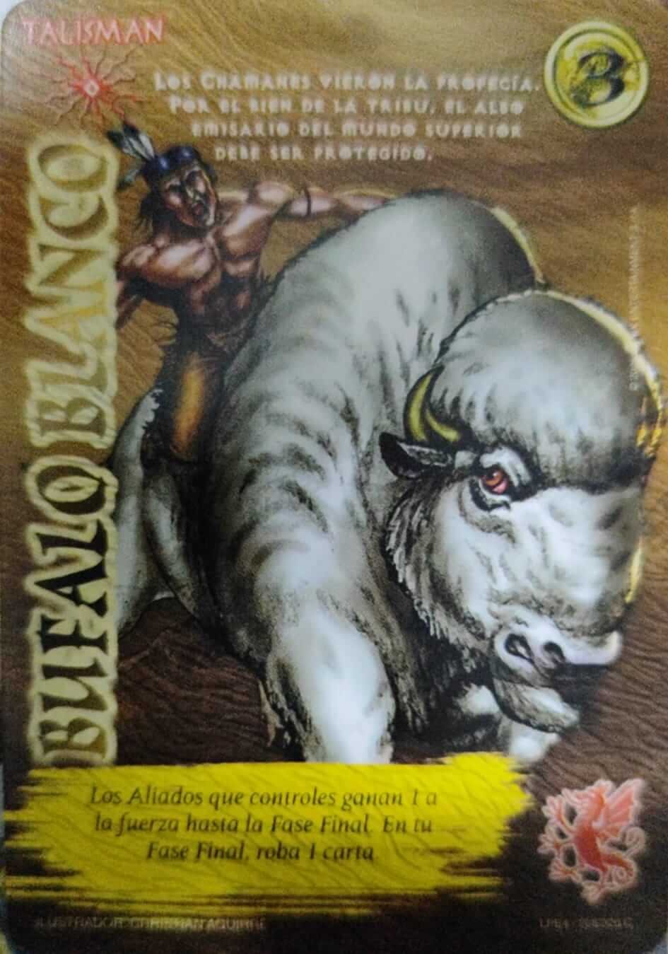 bufalo blanco myl venta de cartas mitos y leyendas primera era