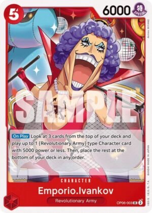emporio ivankov op6 venta de cartas one piece