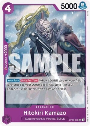 hitokiri kamaza op6 venta de cartas one piece