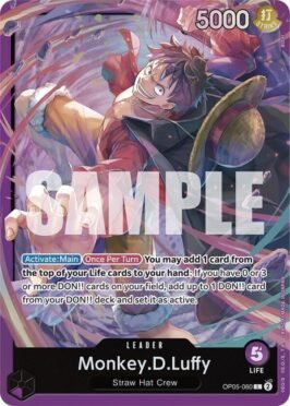 luffy leader venta de cartas one piece