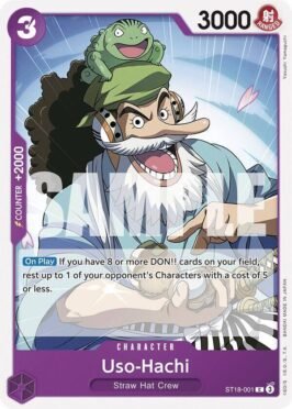 uso hachi st18 venta de cartas one piece