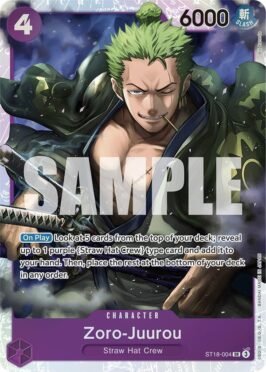 zoro juurou st18 venta de cartas one piece