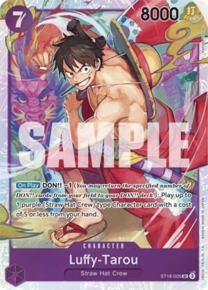 luffy tarou st18 venta de cartas one piece