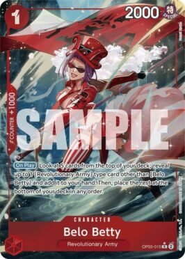 belo betty op5 venta de cartas one piece