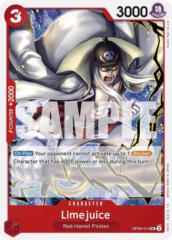 limejuice op9 venta de cartas one piece
