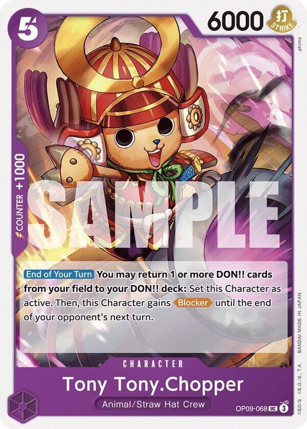 chopper op9 venta de cartas one piece