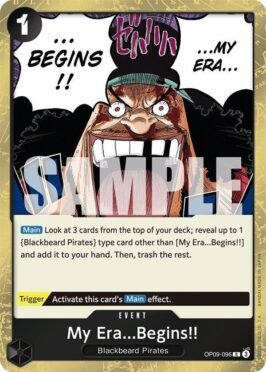 my era begins!! op venta de cartas one piece