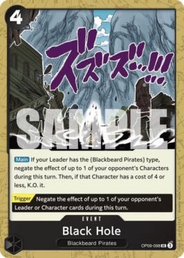 black hole op venta de cartas one piece