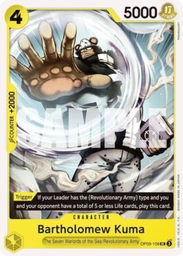 bartholomew op9 venta de cartas one piece