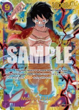 luffy sec op9 venta de cartas one piece