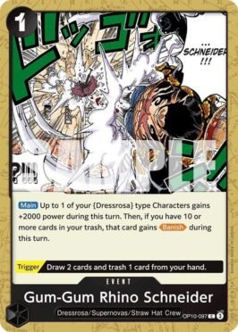 gum gum rhino schneider op venta de cartas one piece