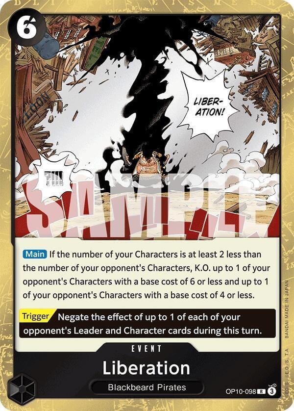 liberation op venta de cartas one piece
