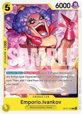emporio ivankov op10 venta de cartas one piece