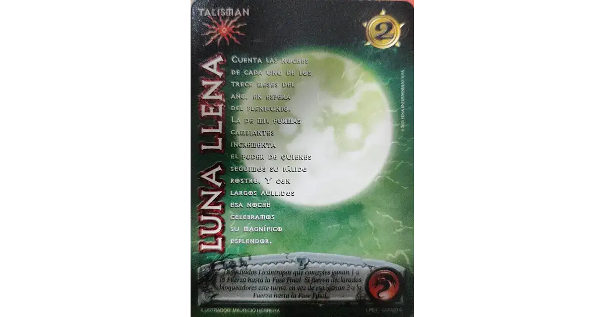 luna llena myl venta de cartas mitos y leyendas primera era