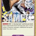 gum gum giant op9 venta de cartas one piece