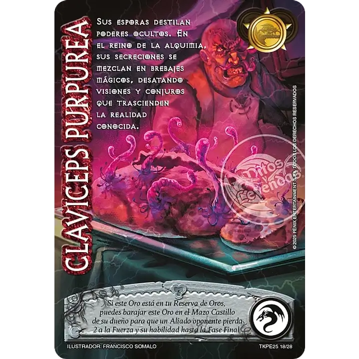 claviceps purpurea myl venta de cartas mitos y leyendas primera era