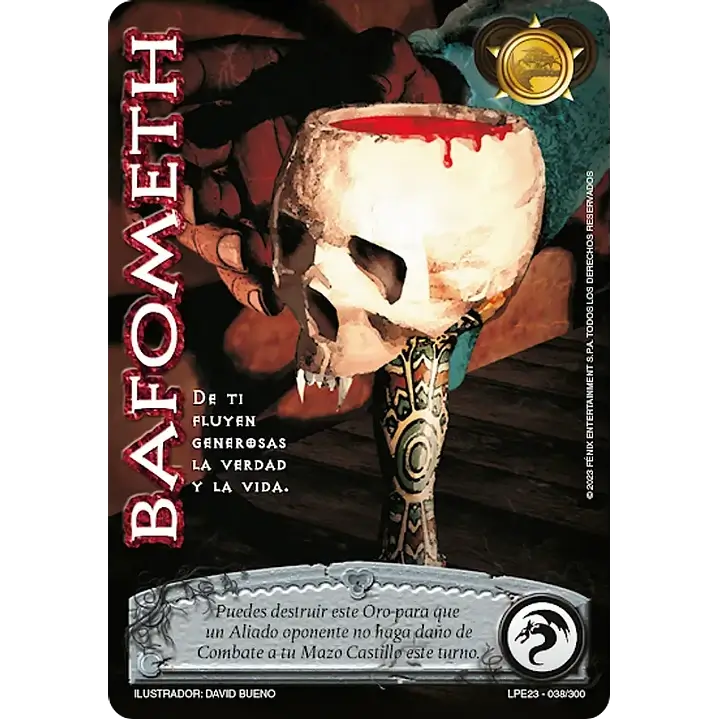 bafometh myl venta de cartas mitos y leyendas primera era