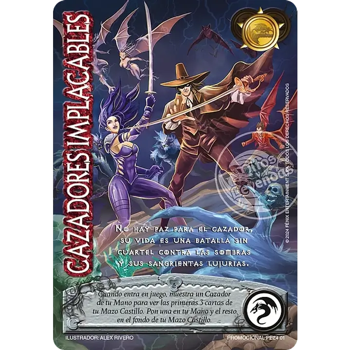 cazadores implacables myl venta de cartas mitos y leyendas primera era