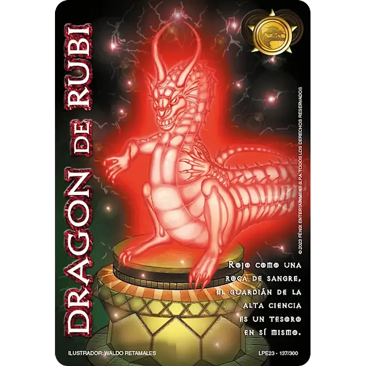 dragon de rubi myl venta de cartas mitos y leyendas primera era