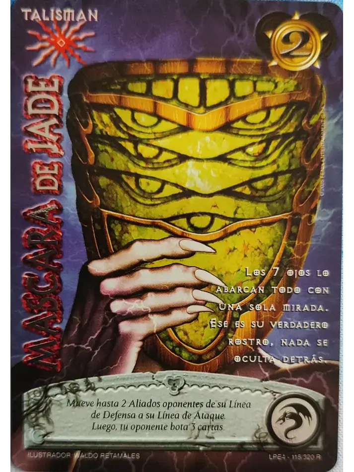 mascara de jade myl venta de cartas mitos y leyendas
