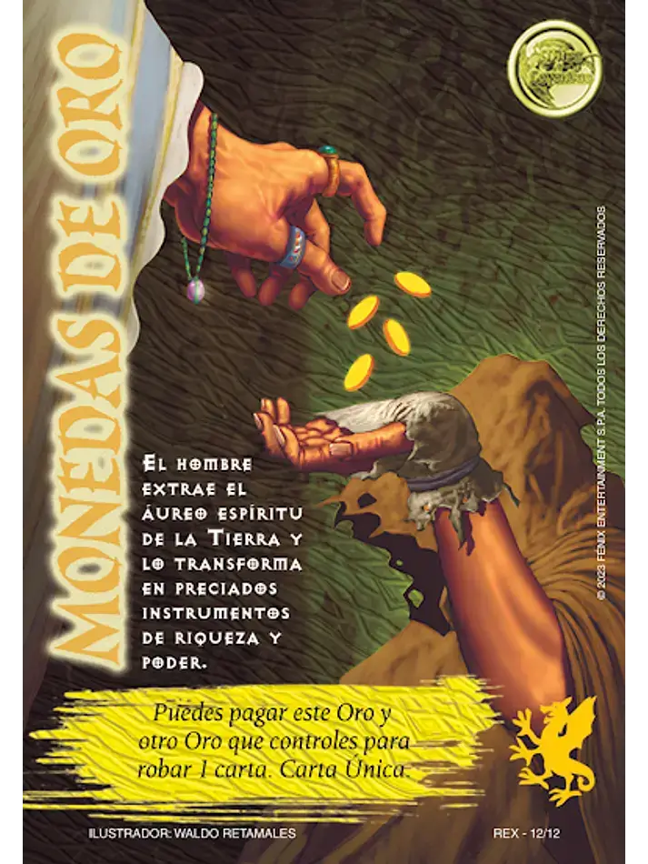 monedas de oro