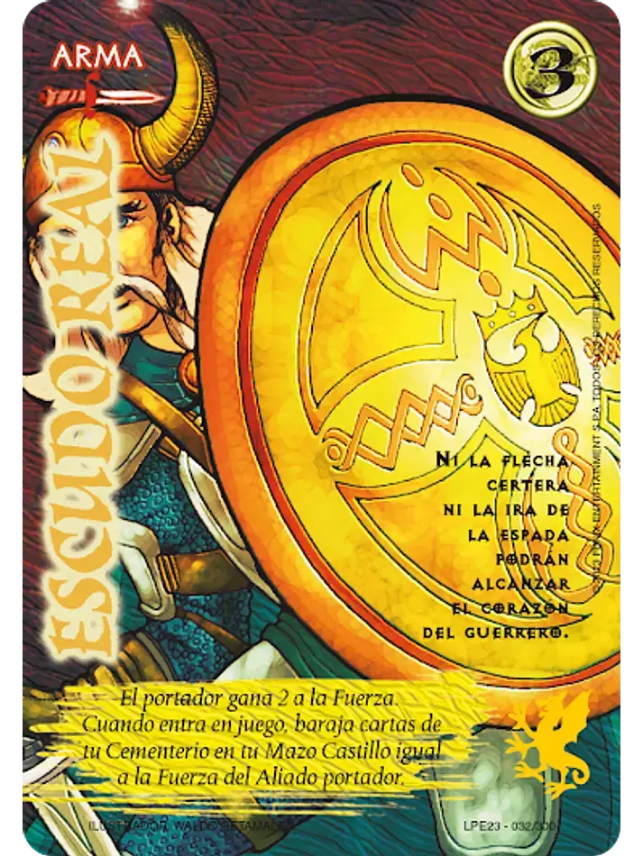 escudo real myl venta de cartas mitos y leyendas primera era