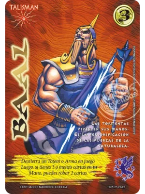 baal myl venta de cartas mitos y leyendas primera era