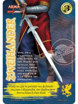zwehander myl venta de cartas mitos y leyendas primera era