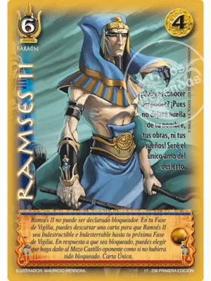 ramses ii venta de cartas mitos y leyendas myl