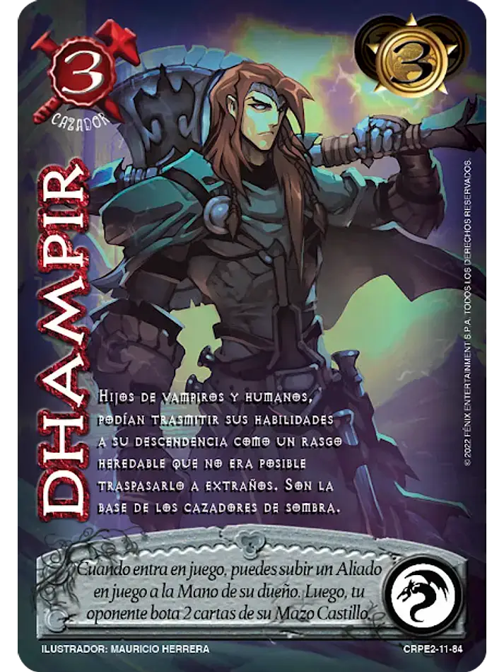 dhampir myl venta de cartas mitos y leyendas