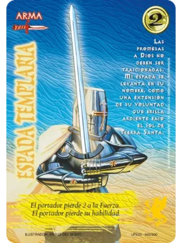 espada templaria myl venta de cartas mitos y leyendas primera era