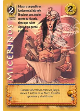 micerinos venta de cartas mitos y leyendas myl
